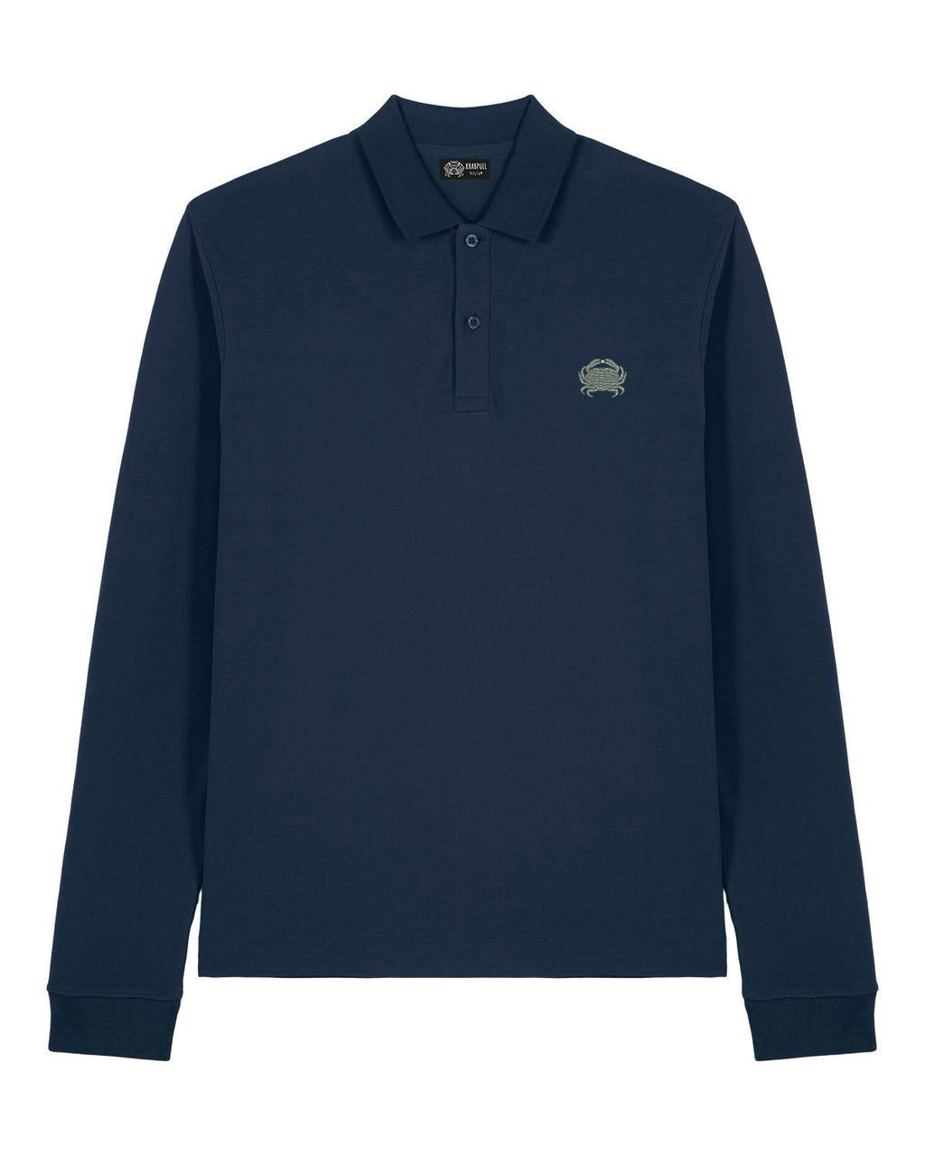 The James | Navy LS polo