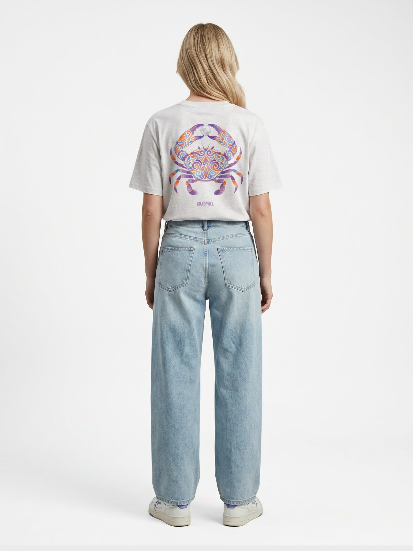 T-shirt pattern print orange