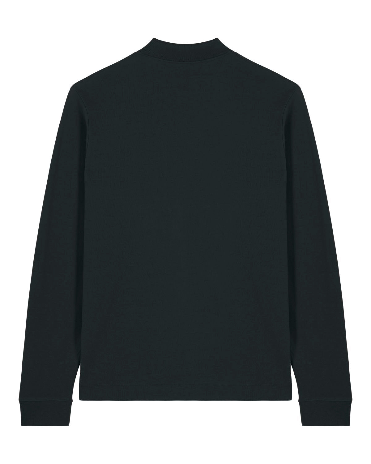 The James | Black LS polo